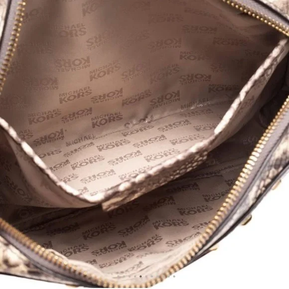 MICHAEL Michael Kors Snake Print Crossbody Bag - Picture 5 of 7